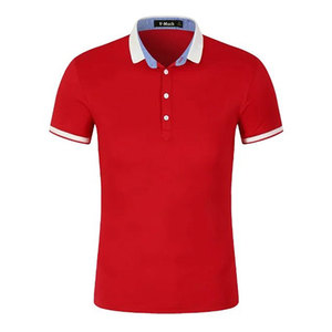 Camiseta de Manga Corta para Hombre, 100% Algodón, Corte Ajustado, Cuello Alto, Color Sólido, Transpirable, Informal, con Logotipo Personalizado, Talla Grande - Product Image 6