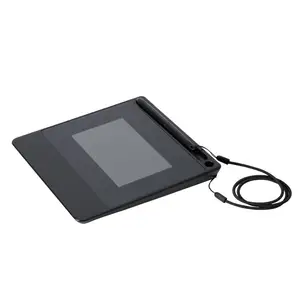 Huion ds510 pos tablet, tablet para escrita eletrônica, 5 polegadas, placa lcd, assinatura digital com stylus