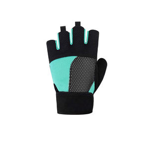 Guantes de cuero para gimnasio para hombre, manoplas largas de muñeca para levantamiento de pesas, transpirables para entrenamiento de Fitness cruzado - Product Image 3