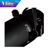Mini projecteurs LED Fresnel 25W à zoom, éclairage de profil, refroidissement sans ventilateur, CRI 90 élevé, télécommande 2.4G, indice de protection IP20 pour hôtel