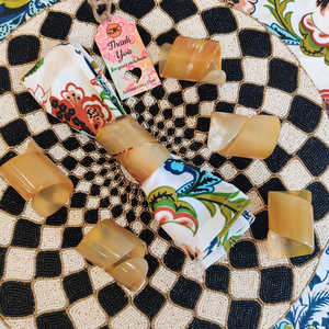 Anillos de servilletas redondos de cuerno hechos a mano para bodas y cenas, soporte de vajilla, producto en oferta, venta al por mayor - Product Image 3