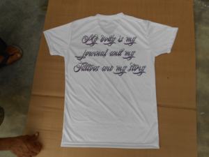 Camiseta cuello redondo impresión por sublimación a todo color venta al por mayor OEM y ODM Rash Guard hecho en Pakistán - Product Image 2