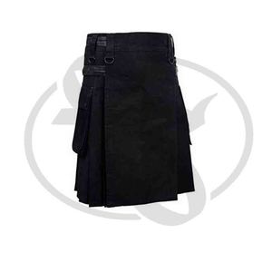 Jupe professionnelle gothique 100% coton, vêtement pour hommes décor, jupe gothique - Product Image 4