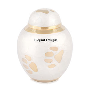 Urna de cremación de Metal hecha a mano de Color personalizado elegante, suministros funerarios de latón de calidad superior, venta al por mayor, lujo Premium para cenizas - Product Image 5