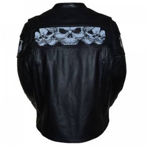 Blouson Standard de haute qualité en cuir de vache, veste de moto - Product Image 5