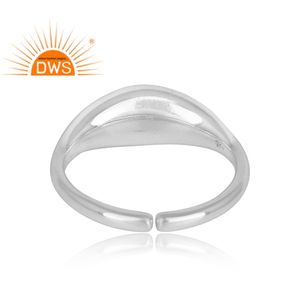 Anillo de Piedra Preciosa Seedpod, Anillo Ajustable de Plata de Ley Maciza India, Fabricante de Joyería, Colección Clásica - Product Image 4