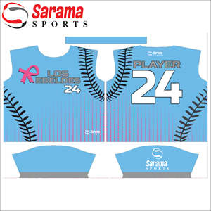 Maillots de baseball et de softball en coton vierge de bonne qualité, avec logo personnalisé, - Product Image 5