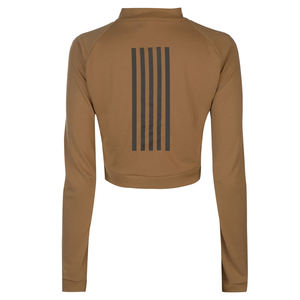 เสื้อครอปท็อปออกกำลังกายของผู้หญิง,เสื้อครอปพิมพ์โลโก้แฟชั่นใหม่ - Product Image 6