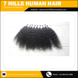 Extensions en vrac de cheveux humains vierges Remy indiens de haute qualité couleur grise 100g - Product Image 3