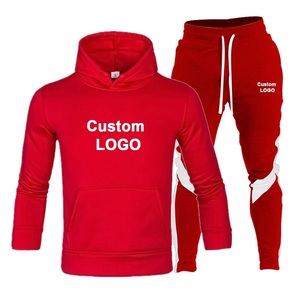 Sudadera lisa con capucha para hombre, ropa deportiva de marca privada, con bolsillo de canguro, traje de chándal de Color sólido con capucha en blanco - Product Image 2