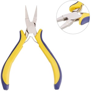 El kit de herramientas de alicates para hacer joyas de 3 piezas incluye Alicates de punta de aguja, Alicates de punta redonda, cortadores de alambre para suministros de fabricación de joyas - Product Image 3