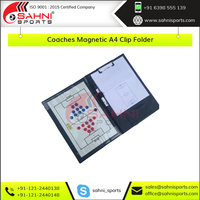 Carpeta de clip A4 de alta calidad con contadores y marcadores, accesorios de fútbol al por mayor para entrenadores para fútbol