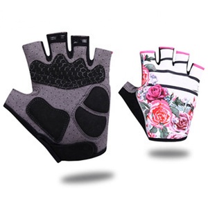 Guantes Deportivos Transpirables para Levantamiento de Pesas, Antideslizantes, Resistentes a Impactos, Medios Dedos, Unisex, de Poliéster y Microfibra de Algodón - Product Image 1