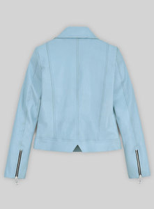 Chaqueta de cuero de vaca con cremallera para mujer, disponible en todos los colores - Product Image 5