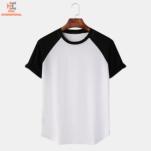 เสื้อยืดผู้ชายผ้าคอตตอนและใยไม้ไผ่ลำลองผ่าหน้าทรงหลวม - Product Image 5