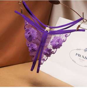 Lace G-<strong>String</strong> Sexy Lingerie T-Back Thongs Panties Underwears - Product Image 4