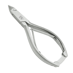 Herramienta de manicura y pedicura de alta calidad, manicura de acero inoxidable con mango largo, pinzas de cutículas personalizadas con tu propio logotipo - Product Image 1