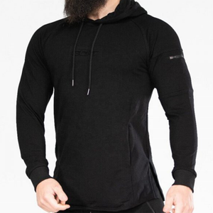 De calidad superior para hombre gimnasio de gran tamaño con capucha de lana - Product Image 1