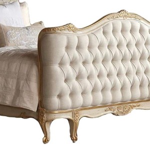 Le lit français en bois solide de style encadre la conception européenne avec la - Product Image 4