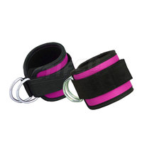 Sangles de cheville en néoprène CTIFCO PRO CP-3603 avec protection professionnelle pour l'entraînement de force des jambes - Fermeture magnétique (unisexe)