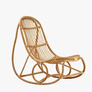 Meubles en rotin, chaises à bascule pour adultes, intérieur et extérieur, jardin, maison, salon, fauteuils à bras