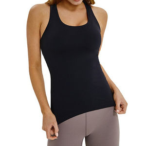 Camiseta sin costuras de verano para mujer, Top de Fitness personalizado, Top sin mangas de la mejor calidad - Product Image 1