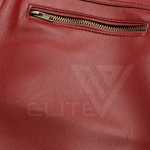 เสื้อโค้ทผู้ชายมีสไตล์สำหรับฤดูหนาวเสื้อแจ็คเก็ตนักขี่จักรยานหนังวัวแท้มีกระเป๋าด้านหน้าแบบเรียบง่ายแนวสตรีทสูง - Product Image 5