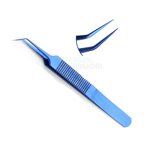 Pinzas quirúrgicas de acero inoxidable de 12cm, instrumentos para transplantar cabello - Product Image 4