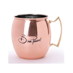 แก้วกาแฟมอสโกมิวล์ทองแดงบริสุทธิ์แบบพรีเมียม,แก้วเครื่องดื่มเยื่อบุนิกเกิลภาชนะที่มีประโยชน์อย่างยิ่ง - Product Image 1