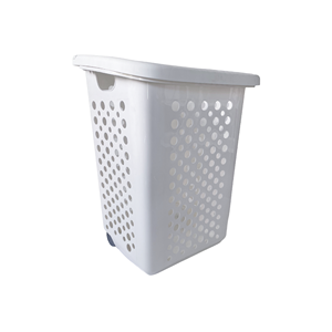 Thailand Manufacturers Plastic Laundry Basket Hamper With Wheels Size 37 x 50 x 64 cm high quality best