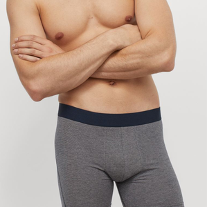 Calzoncillos bóxer de seda pura sin costuras para hombre, pantalones planos de secado rápido con estampado, logotipo personalizado, Serie de hielo fino - Product Image 2