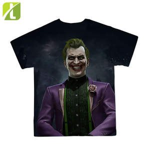 Camiseta con estampado de payaso escalofriante 3D para hombre, camiseta informal de moda, cuello redondo versátil con personalidad, se puede personalizar, 2021 - Product Image 6