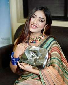 Tela de Georgette pura con tejido de ganchillo, seqnce, para trabajar por todo el saree, blusa de seda de contraste, de royal export - Product Image 2