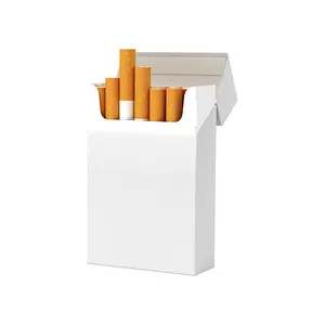 Custom Recyclable Paperboard Packaging for Cigarettes with Dried Taro <b>Leaves</b> Embossed Glossy Lamination - Product Image 1