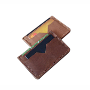 Cartera de viaje para hombre y mujer, tarjetero portátil delgado de cuero de grano completo, bolsa funcional para pasaporte para almacenamiento seguro de tarjetas - Product Image 3