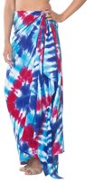 Último diseño Tie DYE Pareo Beach Dress 100% Rayon Sarong Bikini Traje de baño Coverup para mujeres Adultos Natación Bikini Support OEM