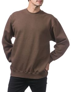 Sweat-shirt à manches longues pour hommes, pull-over décontracté à doublure polaire, col ras du cou - Product Image 3