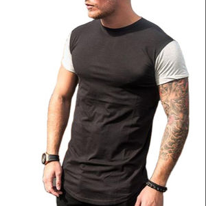 T-shirt à manches courtes personnalisé poids lourd 100% coton pour hommes de haute qualité avec logo personnalisé - Product Image 1