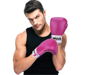 Gants de boxe coups de pied en or de conception OEM personnalisée en gros nouvel équipement d'arts martiaux en cuir - Product Image 4