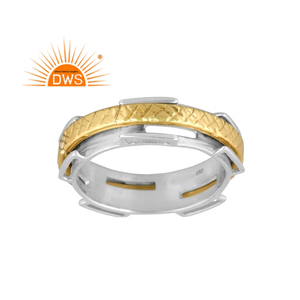 Handmade Design Sterling <b>Silver</b> <b>Spinner</b> Unisex <b>Ring</b> <b>Silver</b> Jewelry For Women Gift For Her Dainty Collection - Product Image 1