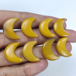 หินหลวมที่มีคุณภาพสูงที่สวยงาม DIY อัญมณีธรรมชาติรูปดวงจันทร์ธรรมชาติอัญมณีหลวมขายส่งสำหรับเครื่องประดับปีใหม่