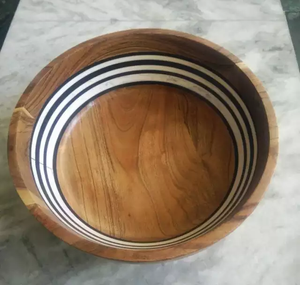 Cuenco de resina epoxi respetuoso con el medio ambiente, cuenco de madera para servir, para cocina, Hotel, restaurante, uso en casa, la mejor calidad - Product Image 6