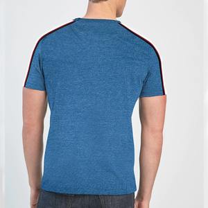 Vente en gros T-shirt de haute qualité pour hommes avec logo personnalisé d'exercices d'entraînement de gymnastique en coton uni avec logo OEM - Product Image 3