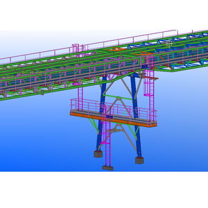 Structures en acier de type à pliage lourd standard des BS du Vietnam projets industriels d'énergie géothermique Structure en acier multistructurelle - Product Image 1