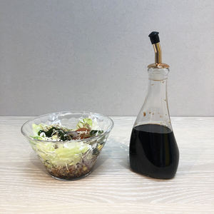 [Holar] Taiwán hizo nuevas botellas de vinagre y aceite de oliva irregulares transparentes de plástico acrílico moderno para Cocina - Product Image 4