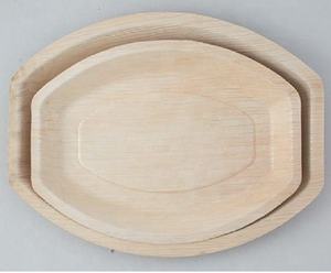 Platos y platos de cerámica bioactivos Stealth de hoja de areca higiénica 100%, respetuosos con el medio ambiente, saludables para usar, patrón de planta único para acampar - Product Image 6