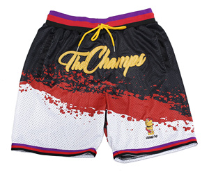 EMBROIDERY Basketball <b>Shorts</b> with Zipper Pocket - Product Image 2
