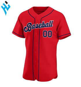 Nouveaux maillots de baseball de luxe maillots de softball personnalisés pour hommes uniformes Slim Fit Atlanta broderie mode ROUGE maillot pour femmes - Product Image 5