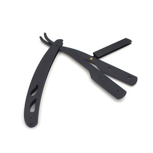 Support de rasoir pour hommes, dispositif de coiffeur/barbier, de couleur noire, en acier inoxydable, approuvé CE - Product Image 5