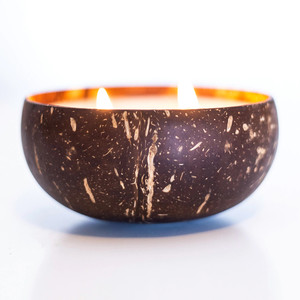 Velas aromáticas con concha de coco, vela aromática natural con clientes, Etiqueta Privada - Product Image 5